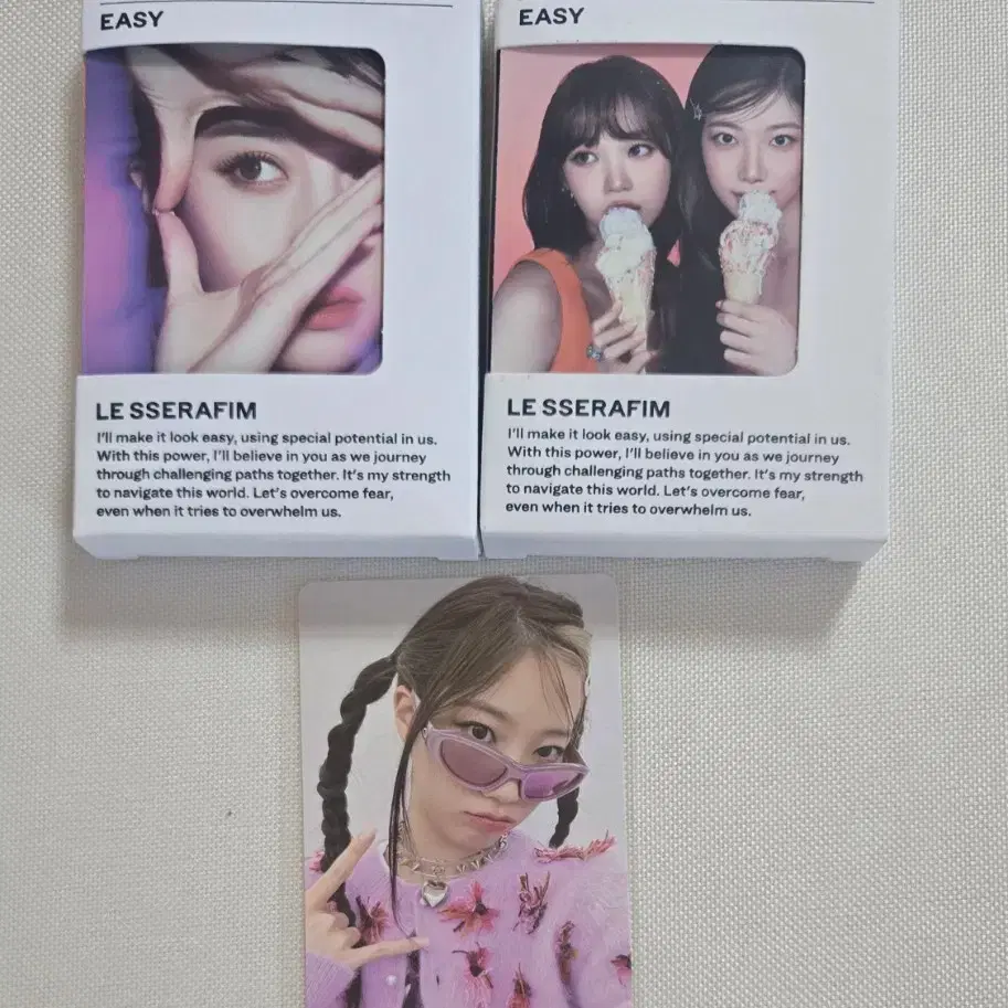 Le Sserafim easy Weverse album 2 types + 1 poca bulk