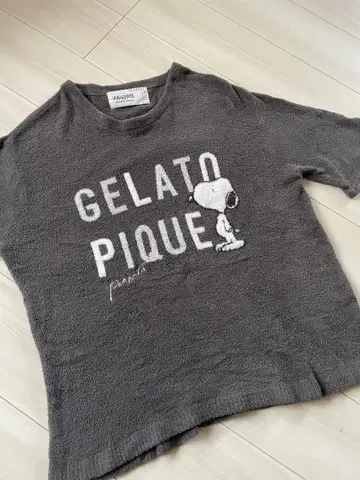 GELATO PIQUE 스누피 반팔 룸웨어