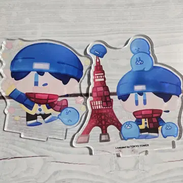 랏다 도쿄 타워 아크릴 스탠드 2세트