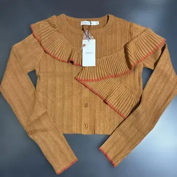 MOUSSY 프릴 가디건