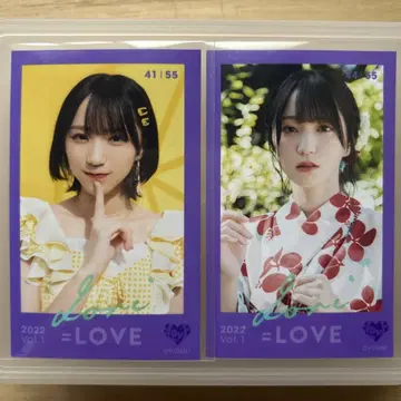 =LOVE 노구치 이오리 Vol.1 미니 포토 카드 2장 세트