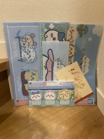 제일복권 치이카와 (먼작귀) G상 문구류 3세트