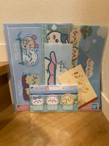 제일복권 치이카와 (먼작귀) G상 문구류 3세트