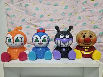 호빵맨 라이팅 인형 4체 세트
