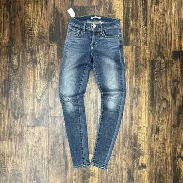 LEVI'S 리바이스 구제 의류 W24 스키니 데님 다크 블루
