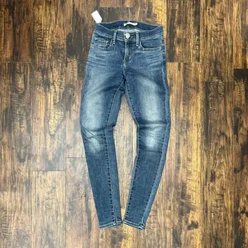 LEVI'S 리바이스 구제 의류 W24 스키니 데님 다크 블루