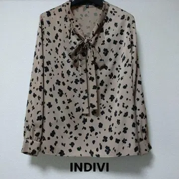 [새상품급] INDIVI 인디비 리본 블라우스 보타이 블라우스 일본제