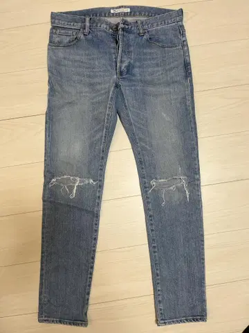 론 허먼 라이트 블루 데미지 데님
