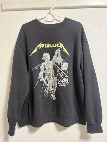 Metallica 블랙 맨투맨