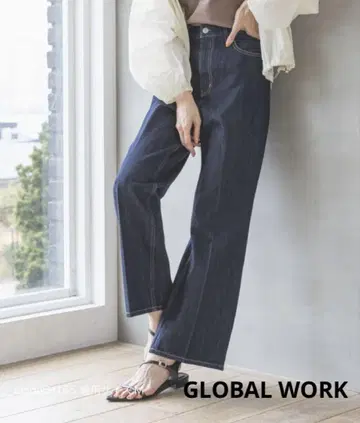 새상품 글로벌 워크 GLOBALWORK 데님 GOOD 데님 플레어 팬츠