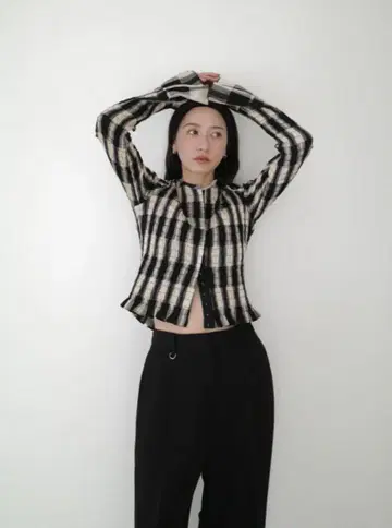 CLANE SHIRRING DESIGN BLOUSE 믹스