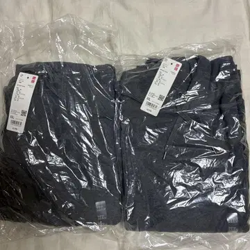 UNIQLO 유니클로 맨투맨 후드티 다크 그레이 XXL 2장 세트