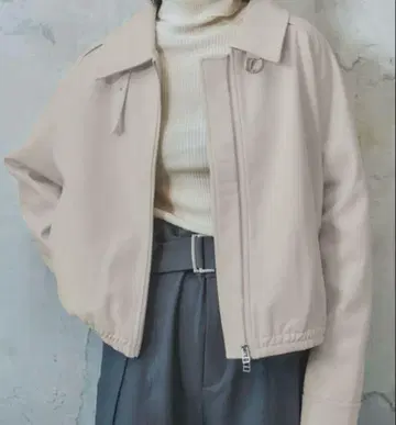 미야가와 타이세이 미야카와군 Etrarium 가죽 자켓 ivory