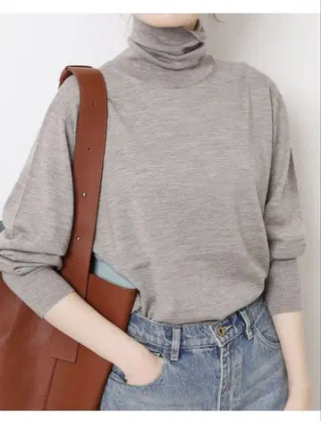 Spick&Span 18G 터틀넥 풀오버