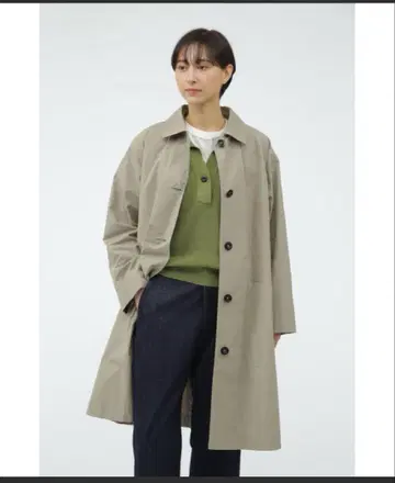 MHL. PROOFED COTTON POPLIN 얇은 소재 코트