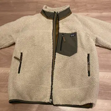 patagonia 플리스 자켓 XXL 크림색