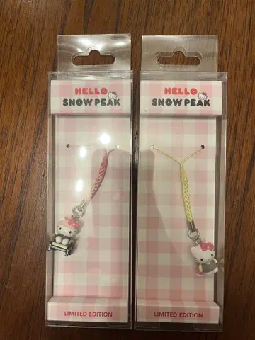 지역 한정 키티 스노우피크 매달이 스트랩