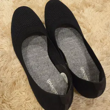 [ Allbirds ] 올바즈 플랫슈즈 블랙 25cm