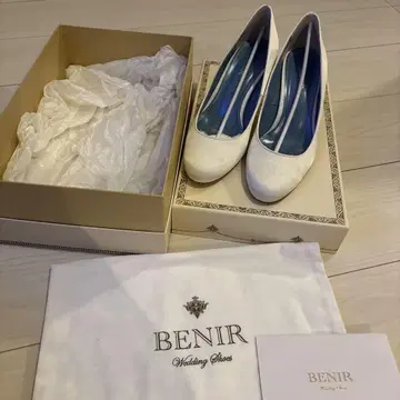 BENIR 웨딩 신발 24cm 7cm 힐