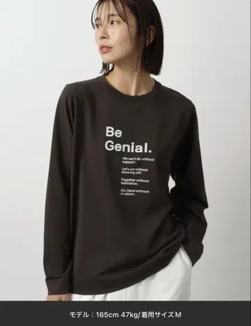 BARNYARDSTORM / GENIAL 론T 차콜 / M