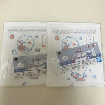 제일복권 치이카와 (먼작귀) H상 패브릭 컬렉션 롱 타월 2개 세트