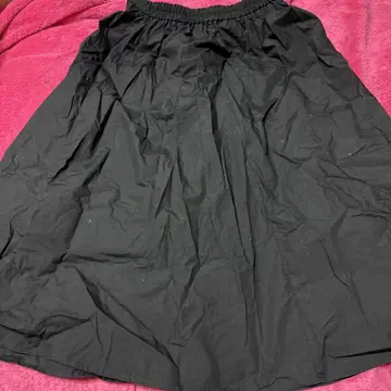 XL 블랙 롱 스커트