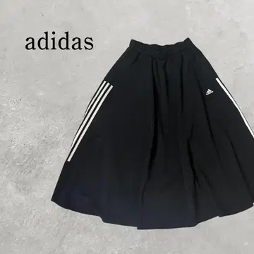 adidas 아디다스 트랙 스커트 3 스트라이프 블랙
