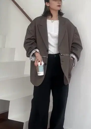 [ knuthmarf ] 2way jacket(unisex)/greige