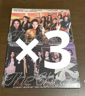 Hearts2Hearts THE CHASE 2종 3세트 미개봉 새상품