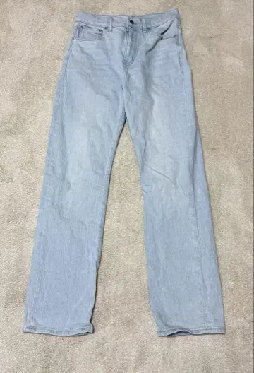 Madewell 라이트 블루 스트레이트 데님