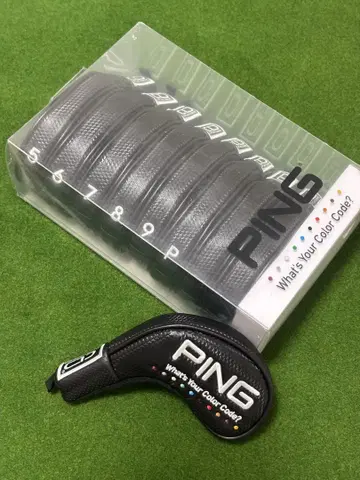 PING 컬러 코드 아이언 커버 9개 세트 HC-C191 블랙