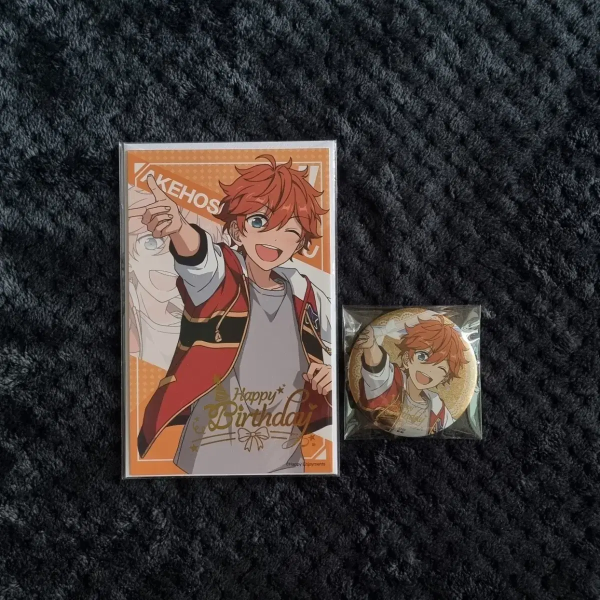 Ensemble Stars Subaru Chugoku Star Birthday Goods 1st Can Badge Postcard