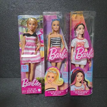 바비 65주년 패셔니스타 해피 핑크 기념일 3체 세트