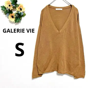 a3349 GALERIE VIE 니트 스웨터 코튼 100% S
