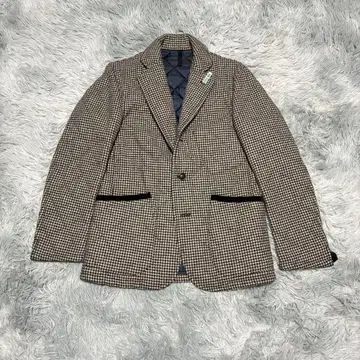 [ 새상품급 ] SUIT SELECT 퀼팅 하운드투스 트위드 울 S
