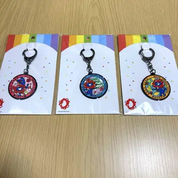 미사용 미개봉 새상품 미야쿠미야쿠 맨홀 키링 오사카 만박 3종 세트