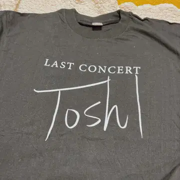 Toshi LAST CONCERT 2010 아카사카 BLITZ 티셔츠 L