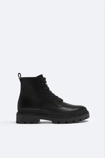 ZARA 가죽 부츠 39