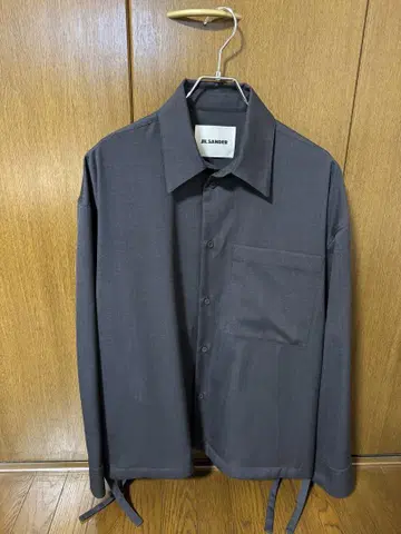 JIL SANDER 긴팔 셔츠 다크 그레이 48