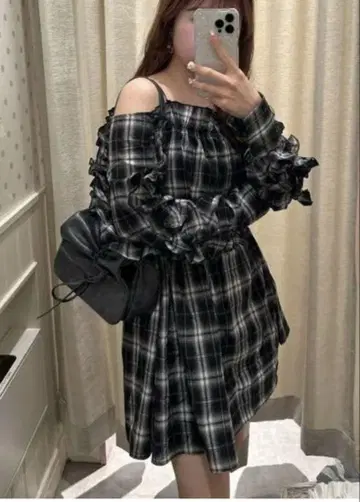원피스 가을 봄옷 체크 Heather 헤더 새상품급