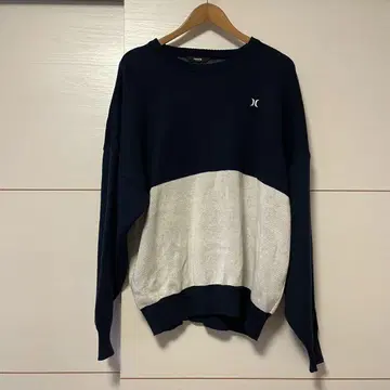 Hurley 골프 네이비/화이트 스웨터 M
