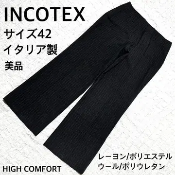 INCOTEX 인코텍스 사이즈 42 이탈리아제 와이드 슬랙스 팬츠