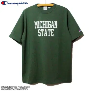 새상품급 Champion t1011 Michigan State 티셔츠