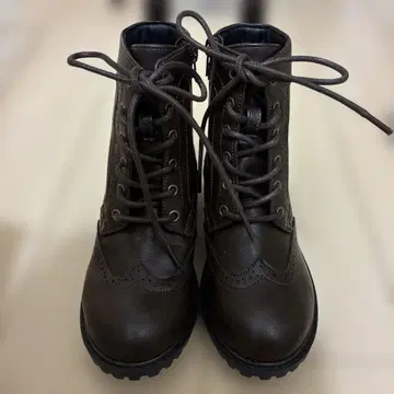 zuma collection 레이스업 숏부츠 브라운 S 사이즈