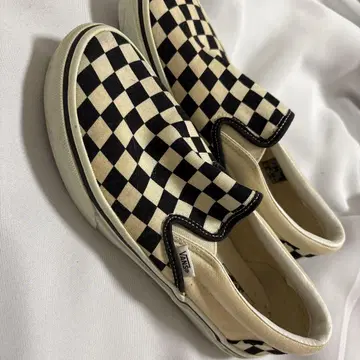 VANS 체커 패턴 슬립온 US 7H 25.5cm