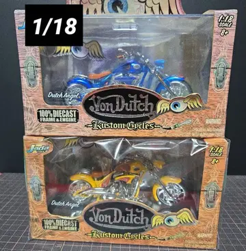 Von Dutch Dutch Angel 바이크 2대 세트 1/18