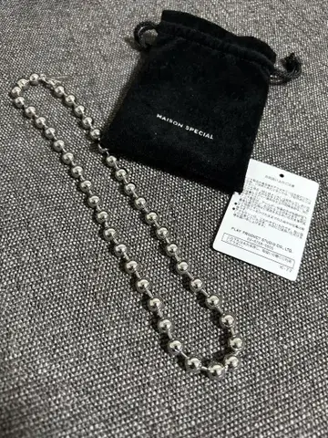 MAISON SPECIAL 공 체인 목걸이