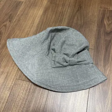 아시야 로사 블랑 완전 차광 햇 리본 L 사이즈 그레이