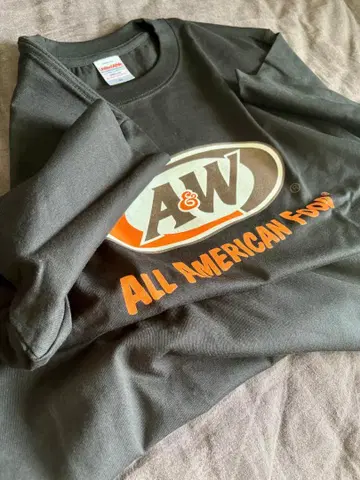 A&W 에이앤드더블유 엔더 로고T셔츠 블랙