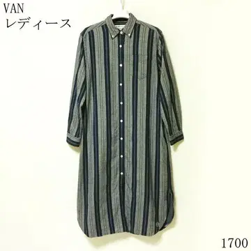 타카시마야 구매 VAN 여성용 스트라이프 원피스 F 사이즈